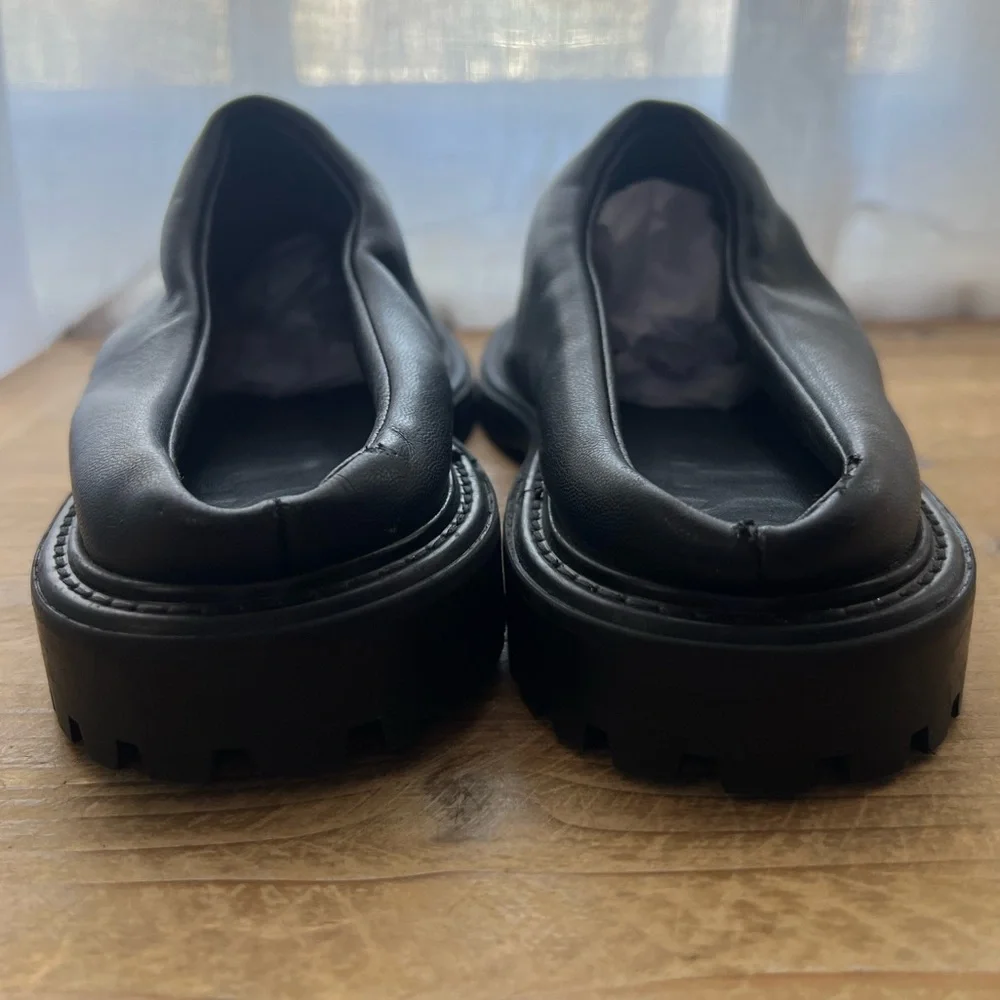 STAUD Astro Quilted Puffer Mules In Black Size 40 New - Picture 4 of 11